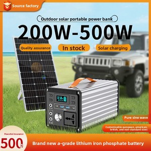 Batterie Externe Portable Solaire 220V au Lithium Fer Phosphate pour Urgences, Camping, Voiture et <span class=keywords><strong>Voyage</strong></span> - Product Image 2