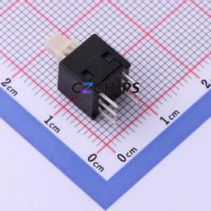 PB-22E85PA-S-5.7A-C-W Push Button Switch Through hole Component (THT) Switch 300mA 12V 2.5N 100000 - Product Image 2