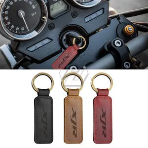 Porte-clés de <span class=keywords><strong>moto</strong></span> en cuir de vache, pour Yamaha XJR400 XJR1300 <span class=keywords><strong>XJR</strong></span> 400 <span class=keywords><strong>1300</strong></span> - Product Image 5