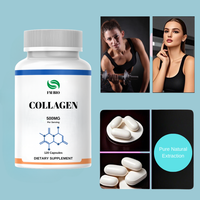 Capsules d'hydrolysat de collagène bovin 500 mg |   Type I & III |   Formule Santé Articulations & Peau Collagène Hydrolysé 500mg Capsules
