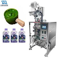 Machine de remplissage et d'emballage de liquides et de pâtes en sachets de forme fixe personnalisés pour confiture de pistache, beurre de cacahuète, chocolat, caramel, miel, noix de coco