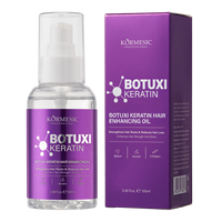 KORMESIC Grosir Label Pribadi 100ml Botuxi Minyak Rambut Berinfus Keratin Perawatan dan Minyak Esensial untuk Rambut Rusak