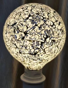 Bombilla de Lámpara de Mosaico Turca G125, Estilo Barroco Romántico, Luces Nocturnas LED de 4W, Iluminación Festiva Única - Product Image 4