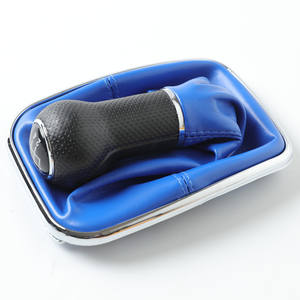 Poignée de levier de vitesses en cuir FUXIN 5/6 vitesses pour Volkswagen Golf 4 Bora - Product Image 2