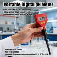 Vente en gros de nouveaux pH-mètres numériques portables pour l'eau potable, les piscines, les aquariums, les laboratoires, testeur de qualité de l'eau