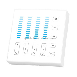 Panel táctil de brillo de atenuación continua Individual de <span class=keywords><strong>4</strong></span> zonas, control remoto de luces <span class=keywords><strong>Led</strong></span> de un solo Color, controlador <span class=keywords><strong>Led</strong></span> de varias zonas, 2,4G B5, - Product Image 5