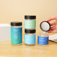 Bouteille en verre pour compléments alimentaires avec bouchon à vis résistant aux enfants, pot vide en verre pour capsules, idéal pour l'emballage de vitamines, d'huile de poisson et de pilules de soins de santé