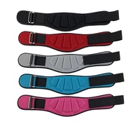 Cinturón de Levantamiento de Pesas de Poliéster Duradero y Personalizable para Sentadillas Profundas, Dominadas, Entrenamiento, Soporte Lumbar y Cincher de Cintura