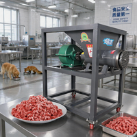 Penggiling Daging Industri Tugas Berat ZhengzhouHonghao, Cocok untuk Daging Sapi, Babi, Ayam, dan Ikan, dengan Fungsi Penghancur Tulang