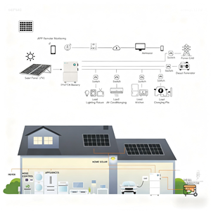 Batterie au <span class=keywords><strong>lithium</strong></span> <span class=keywords><strong>fer</strong></span> <span class=keywords><strong>phosphate</strong></span> LP 51.2 V de 15 kWh pour le stockage d'énergie solaire - Product Image 6