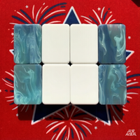 Jeu de Mahjong Américain Standard de Luxe Moderne, 166 Tuiles en Plastique Gravées, 4 Supports de Tuiles, Tapis en Feutre, Qualité Professionnelle