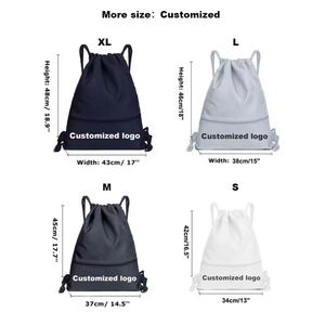 Mochila Impermeable Personalizada de Poliéster, Bolsa con Cordón para Regalos de Fútbol - Product Image 2