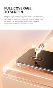 MIPOW Nouveauté Protection d'écran en verre trempé ultra-fin saphir 9H, pressage des bords 35 kg pour télé<span class=keywords><strong>phone</strong></span> portable - Product Image 3