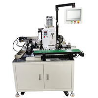 Machine automatique d'insertion de connecteur de boîtier de sertissage de fil de câble multiconducteur simple face