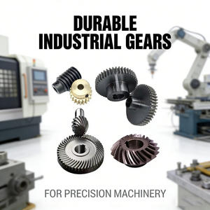 Juego de Engranajes Cónicos y de Tornillo Sin Fin de Precisión Personalizados, Engranaje Cónico Espiral Mecanizado por CNC para Transmisión de Maquinaria Industrial - Product Image 6