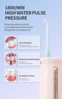 Irrigateur buccal, hydropulseur, jet d'eau, brosse à dents, hydropulseur