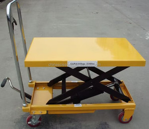 Kleine Schaar <span class=keywords><strong>Pallet</strong></span> Hand Opheffen Hydraulische Vouwbare <span class=keywords><strong>Trolley</strong></span> Voor Het Verwijderen Van Lading - Product Image 2