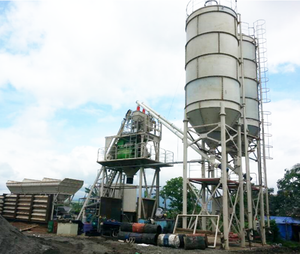 Centrale à béton mobile automatique de petite taille 60m3/h HZS60VG - Product Image 6