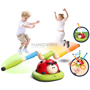 HW-<span class=keywords><strong>Juego</strong></span> <span class=keywords><strong>de</strong></span> juguetes para deportes <span class=keywords><strong>de</strong></span> interior y exterior, 3 en 1, balancín/cohete elevado/juegos <span class=keywords><strong>de</strong></span> anillos, máquina <span class=keywords><strong>de</strong></span> ejercicio <span class=keywords><strong>de</strong></span> mariquita con control remoto para niños - Product Image 1
