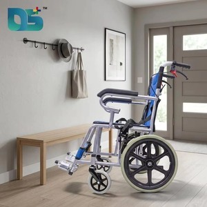 Silla de Ruedas Manual Ligera Plegable de Acero Ajustable para Rehabilitación, Uso en Exteriores, para Personas Mayores y con Discapacidad, Económica - Product Image 6