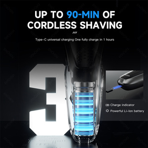 Pour <span class=keywords><strong>Philips</strong></span> Standard hommes tondeuse à barbe électrique <span class=keywords><strong>rasoir</strong></span> ensemble étanche (IPX7) USB lavable pour le <span class=keywords><strong>corps</strong></span> et l'utilisation de camping-car - Product Image 6