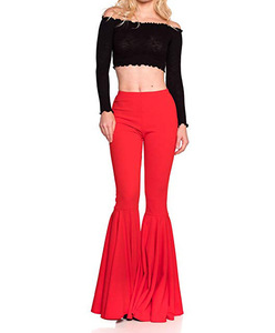 Pantalon d'extérieur étroit pour femme, taille haute, tissu solide, vente en gros, collection - Product Image 6
