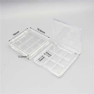 อายแชโดว์แบบใสมีช่อง9ช่องสำหรับกล่องใส่บลัชออนสีใสทำจาก PP/ABS - Product Image 4