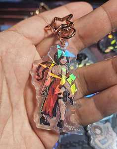 OEM ODM Charm Acrílico de Personajes de <span class=keywords><strong>Resident</strong></span> <span class=keywords><strong>Evil</strong></span> con Pixel Art: Leon Kennedy, Ashley Graham, Ada Wong, Rebecca, Jill, Chris Wesker - Product Image 3