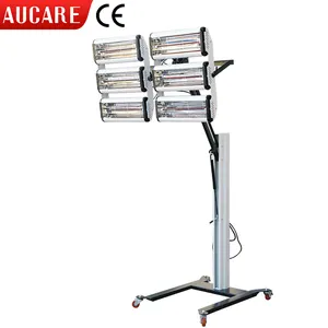 7000W sáu Đầu nhiệt sóng ngắn màu đỏ hồng ngoại xe Sơn đèn