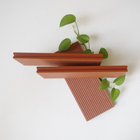 Planche de terrasse en WPC à trous carrés - Revêtement de sol composite bois-plastique imperméable pour jardin et terrasse extérieurs