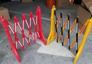 Katlanır barikat 100*200cm plastik trafik bariyeri taşınabilir genişletilebilir trafik yol güvenlik bariyeri - Product Image 6