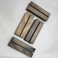 Porte-panneaux en bois de pin rustique en acrylique, couleur noyer, support de présentation de numéro de table en bois, porte-carte de place pour la vente au détail, mariage, fête