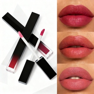 ลิปสติกเนื้อแมทแบบน้ำ 39 สี ไม่มีโลโก้ ติดทนนาน เครื่องสำอางวีแกน แบรนด์ส่วนตัว แฟชั่นทันสมัย - Product Image 4