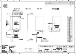 Module d'écran tactile LCD TFT IPS Microtech 2,95 pouces 360x640 350 cd/m² avec CI de pilote ST7701S et surface HC avec CTP - Product Image 5