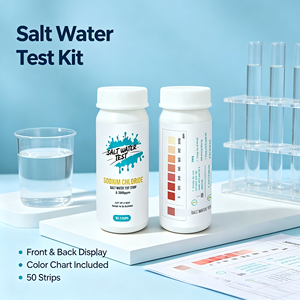 <span class=keywords><strong>Bandelettes</strong></span> de <span class=keywords><strong>test</strong></span> de chlore de sodium <span class=keywords><strong>pour</strong></span> eau salée, lecture rapide en 30 secondes, kit de <span class=keywords><strong>test</strong></span> de niveau de <span class=keywords><strong>sel</strong></span> <span class=keywords><strong>pour</strong></span> l'entretien des piscines et des aquariums à eau salée - Product Image 4