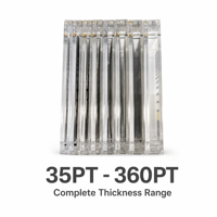 Vente en gros de boîtes à cartes JIN OU 35PT One Touch, porte-cartes en plastique rigide magnétique puissant pour le rangement des cartes à collectionner