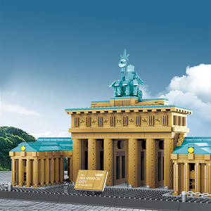 Wange 6211, Puerta de Brandenburgo, Berlín, Alemania, Bloques de Construcción de Atracciones, Rompecabezas Educativo Unisex, Bloques de Construcción de Plástico, Juguete - Product Image 2