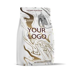 热卖再生铝箔250克500克1千克平底咖啡包装袋，带拉链和阀门 - Product Image 2