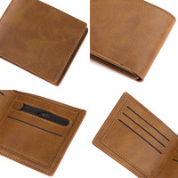 Produsen Dompet Pria Baru, Penjualan Grosir Langsung, Dompet Kulit PU untuk Pria, Dompet Billeteras Hombre