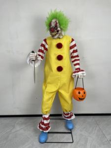 Decoración de Halloween 6 'Colgante de tamaño real Iluminado <span class=keywords><strong>Goblin</strong></span> Calabaza Hombre Voz espeluznante Decoración de utilería de Halloween con cara brillante - Product Image 5