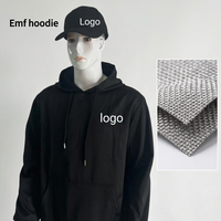 Sweat-shirt à capuche pour homme, pull-over, grande taille, imprimé tendance, veste coupe-vent, possibilité d'ajouter un logo personnalisé
