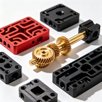 Özel CNC Freze Parçaları Hassas Metal Bileşenler Alüminyum/Bakır/Pirinç/Demir Malzemeler 0.01mm Toleranslı Robotik İçin