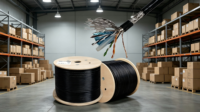 Nuevo Cable LAN Cat6 U/UTP de 0.54mm con Conductor Sólido, 24AWG, PVC, 1000 pies, Cable Ethernet para Comunicación por Internet