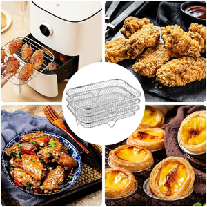 Hot Sell Stainless Steel Cooling Rack Grid Baking Rack Cooking Roasting Grilling Drying <b>Toaster</b> Oven Rack Roasting Rack - Product Image 5