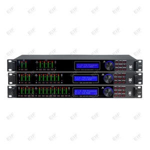 โปรเซสเซอร์เสียง LA408 USB DSP 4 อินพุต 8 เอาต์พุต พร้อมฟังก์ชัน DSP ในตัว เอฟเฟค EQ แบนด์ สำหรับการแสดง งานปาร์ตี้ อุปกรณ์คาราโอเกะ - Product Image 1