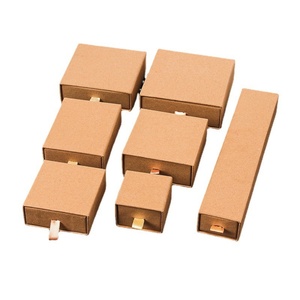 Custom Logo Printed Cardboard Jewelry Box Out <b>Drawer</b> <b>Slide</b> Jewelry Packaging Box for Bracelet Earring Necklace Ring - Product Image 6