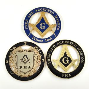 Emblema de Coche Masónico, Escudo de Prince Hall, Pin de Metal de 3 Pulgadas, Insignia Masónica, Emblema Automotriz de Prince Hall - Product Image 4