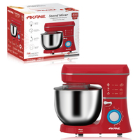 AKANE A.86618LB 1400W Stand Mixer Maquina De Chef dengan Mangkuk Stainless Steel 7L, 6 Kontrol Kecepatan, Perlindungan Anti Cipratan, Pengaduk Adonan