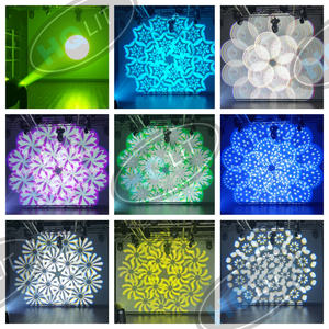 Projecteur de scène à tête mobile 3-en-1 à large plage de tension, effet anneau et arc-en-ciel, contrôle DMX pour événements, discothèques, mariages, fêtes et bars - Product Image 6