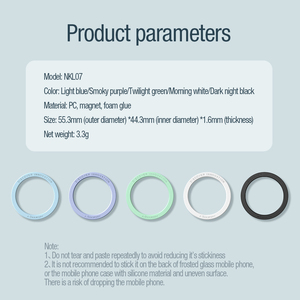 Nillkin Giá đỡ điện thoại di động có nhẫn cầm tay từ tính Phụ kiện điện thoại di động Giá đỡ kẹp nhẫn cho iPhone - Product Image 6